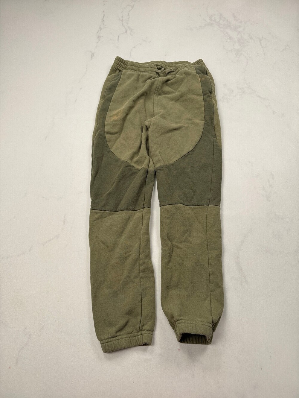 Abercrombie Kids Cargo Joggers Khaki 90s VTG Adjustable Waist - Boys 13/14